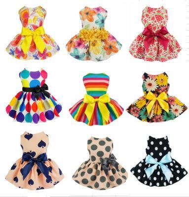 Wedding Puppy Costume Summer Pet Apparels Small Dog Clothes Party Dress