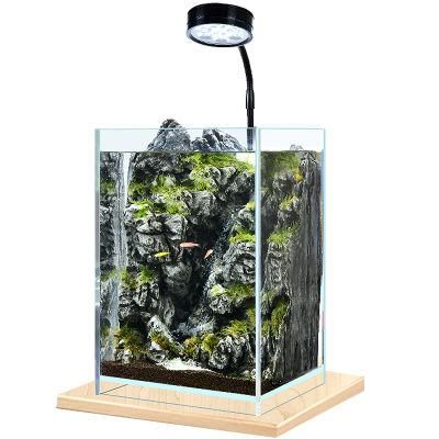 Yee Aquarium Ecological Tank Desktop Fish Tank with LED Light