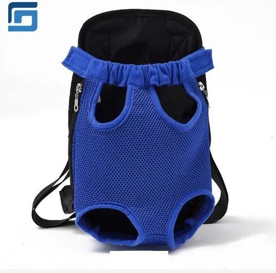 Hot Selling Travel Outdoor Pet Supplies Pet Backpack Chest Bag Dog Pet Cages, Carriers with Block Color Printed Cloth