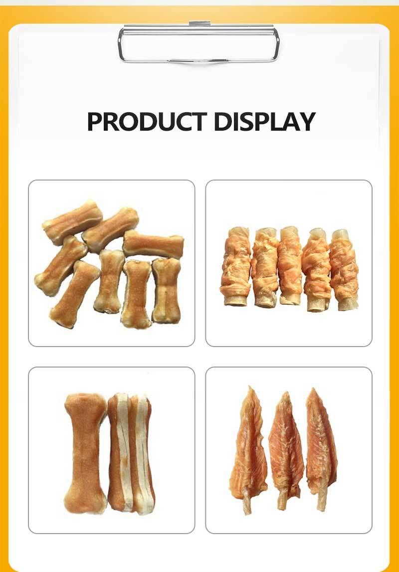 Natural Pet Food Chicken Meat with Munchy Sticks Dried Chicken Strip for Dog Pet Food Dog Snacks Wholesale