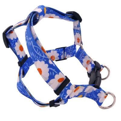 Promotional Cool Patterns Sublimation Printing Dog Harness Fashion Pet Clothes
