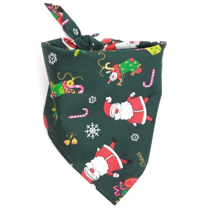 Dog Bandana Christmas Pet Triangle Head Scarf Accessories Bibs for Dog Cat