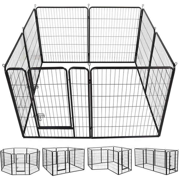 Foldable Strong Stainless Steel Sale Cheap Stocked Discount Large Dog Cage Metal Dog Kennel