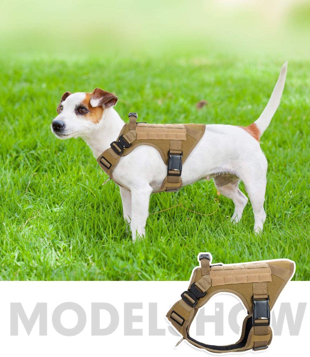 1000d Nylon Sturdy Tactical Dog Harness with Handle