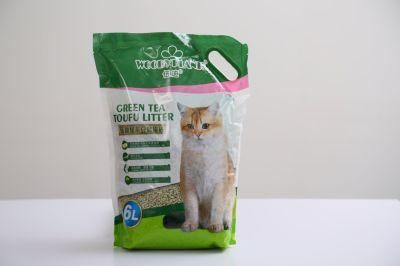 High Quality Tofu Cat Litter with Strong Clumping and Toilet Flushing