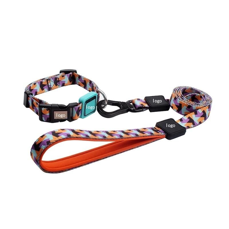 Fashion Sublimation Printed Soft Padding Pet Leash for Small, Medium, Large Dogs