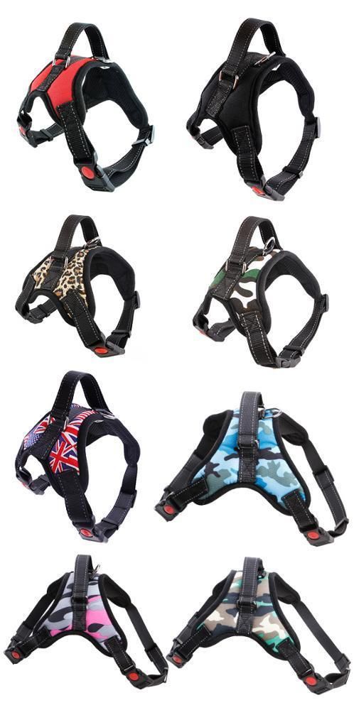 OEM Manufacturer Wholesale Reflective Breathable Multi-Design Big Pet Dog Harness