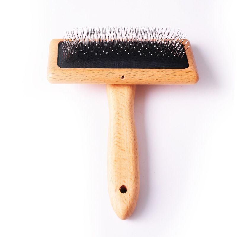 Pets Brush Dog Hair Comb Cat Needle Comb Bamboo Healthy Massage Cleaning Brush