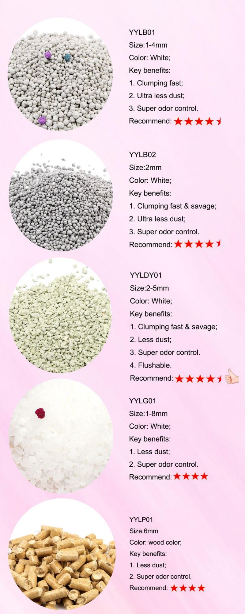 Factory Price OEM ODM Broken Shape Tofu Cat Litter