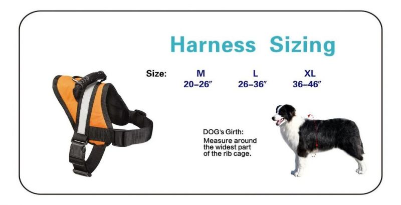 Hassle Free Soft Padded Mesh Breathable Large Dog Accessories, Dog Harness