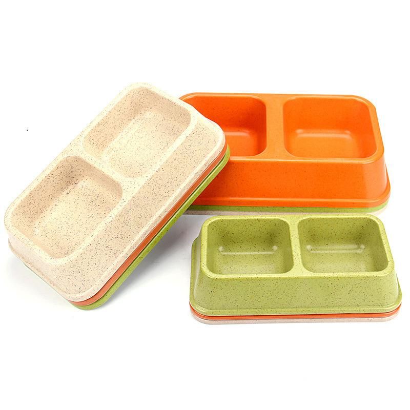 Double and Colorful Bamboo Sublimation Big or Large Dog Pet Food&Water Bowl