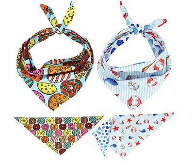 Manufacturer Dog Bandanas Fashion Design Pet Dog Scarf Bandana for Pet Accessories