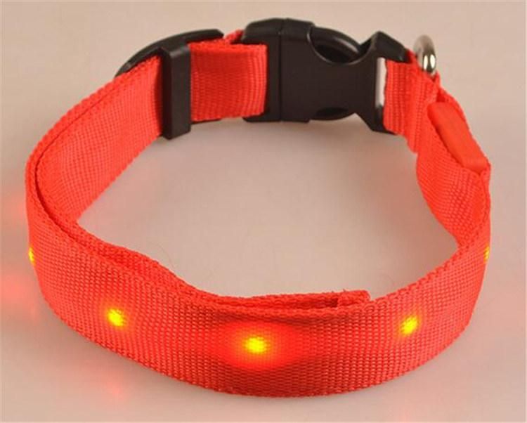 LED Pet Collar with Lights for Pet Safety Pet Product Pet Supply Dog Collar