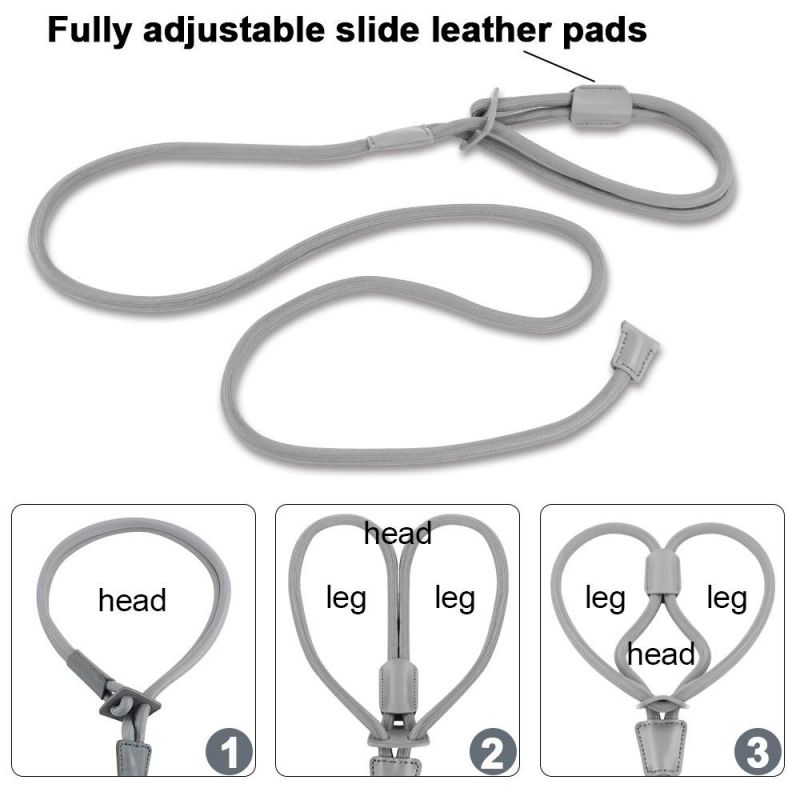 Hot Sale Creative Design Manufacture Durable No Pull Nylon Rope Slip Lead Dog Leash Personalized Luxury Climbing Dog Rope Leash