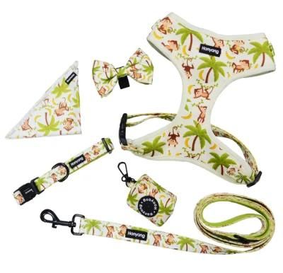 Hot Sale Custom Logo Comfort Neoprene Pet Dog Adjustable Harness
