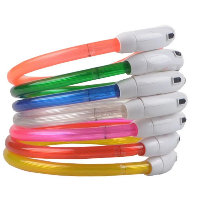 LED Light up Dog Collar Glowing Pet Dog Collar for Night Safety