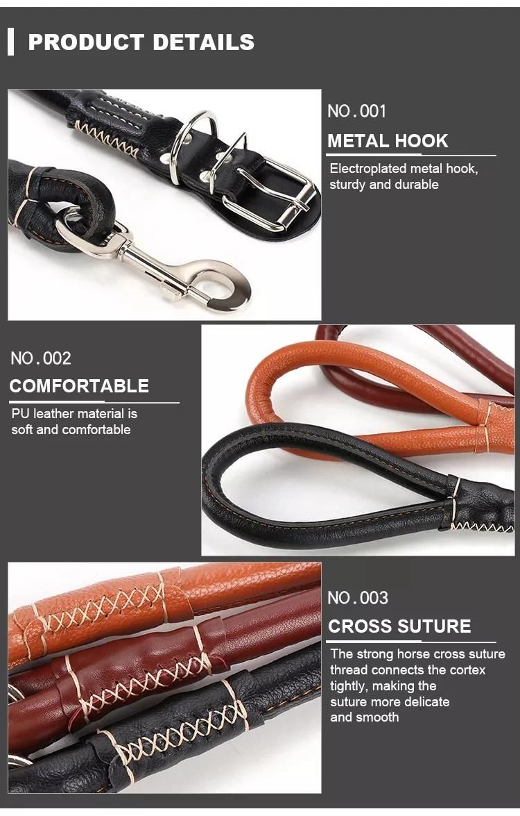 Wholesale Dog Harness with Leather Dog Leash High Quality Dog Products