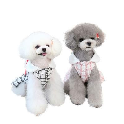 Luxury Cute Polka DOT Ribbon Cozy Sleeveless Summer Dog Shirt Sundress Cotton Pet Dog Dress