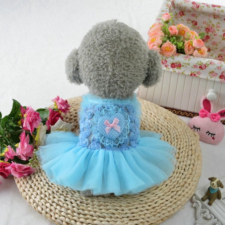 Wholesale Plaid Sweat Pet Dresses Apparel Summer Skirt Dog Clothes Lovely Pet Dresses