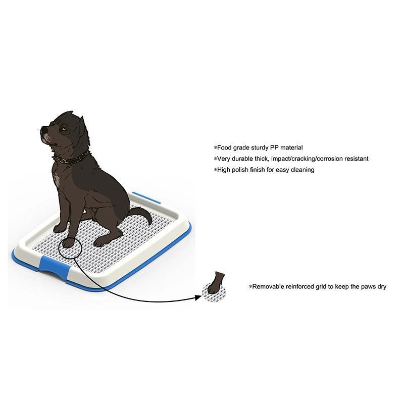 Pet Dog Rabbit Litter Box Tray Plastic Toliet Training Portable