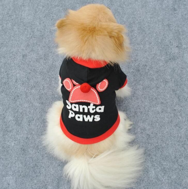 Soft Cotton Made Hot Sell Christmas Dog Hoodie