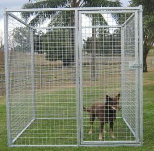 Dog Cage Stackable Folded Galvanized Steel Welded Storage Cage