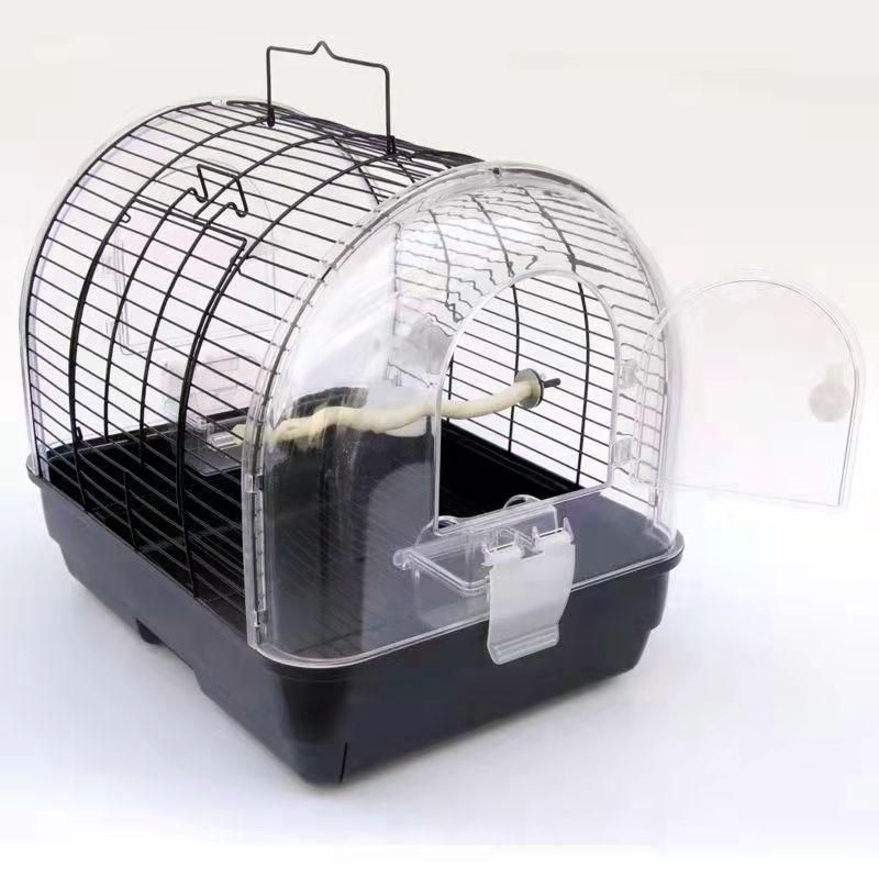 in Stock Factory Durable Acrylic Easy Carrying Breeding Bird Cage Wholesale Pet Products