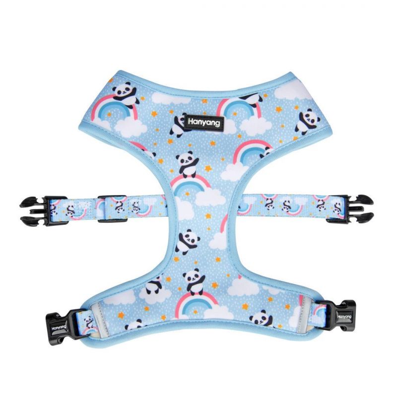 Pet Accessories Fashion Personalized Patterned Designer Custom Print Reversible Sublimation Dog Harness Vest for Pets