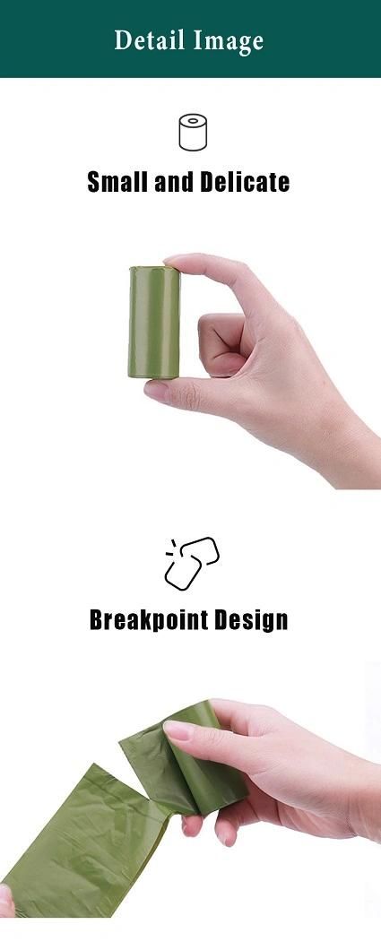 Eco Friendly Unscented Pet Poop Bags with Dispenser