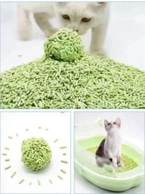All Natural Fragrant Easy Clumping and Flush Tofu Cat Litter