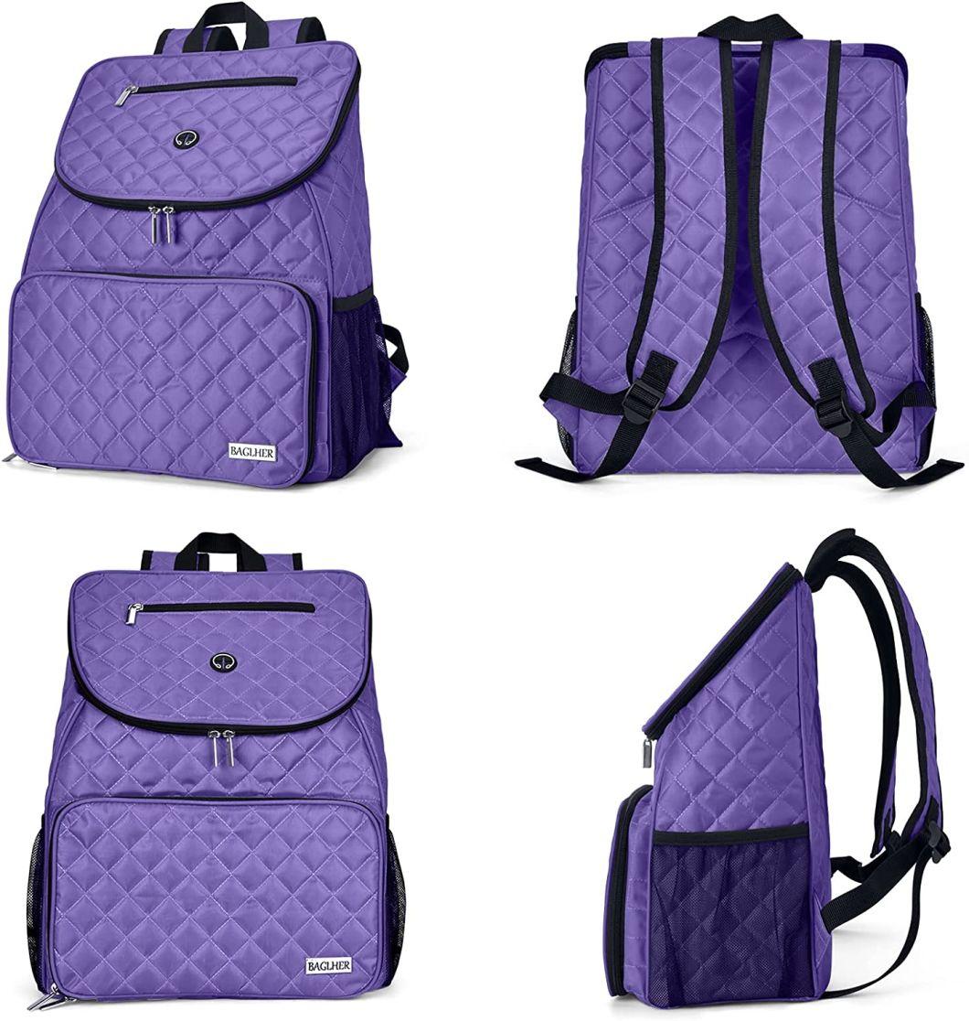 Double-Layer Pet Supplies Backpack for All Pet Travel Supplies Pet Travel Collapsible Food Baskets