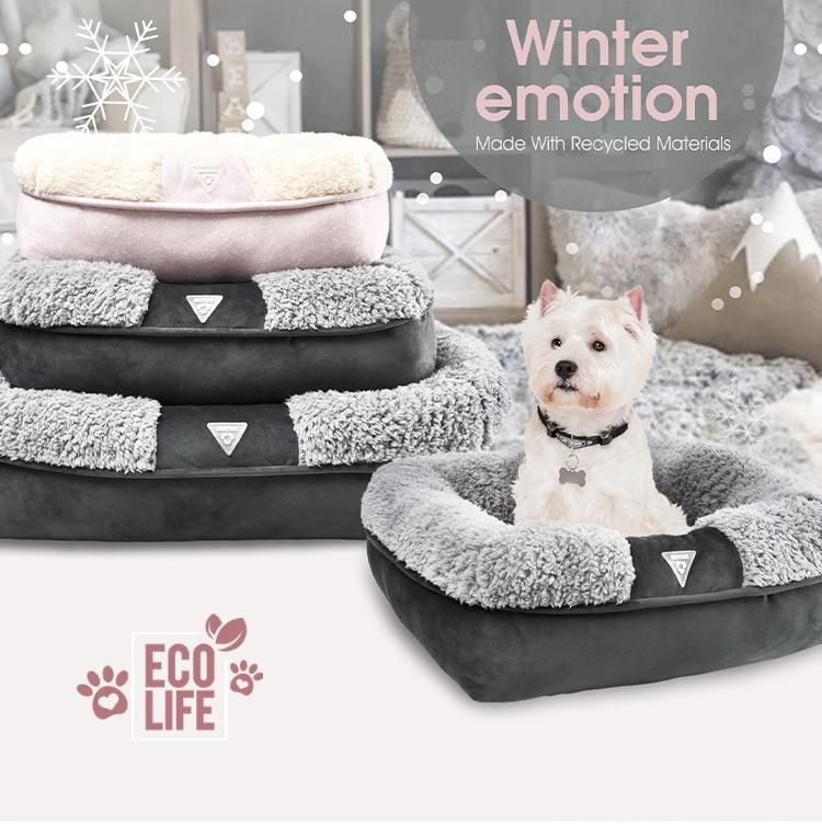 Warm Dog Puppy Bed for Dogs with Recycled Materials