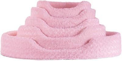 Supportive Foam Round Dog Bed Lounger with Water Resistant Base