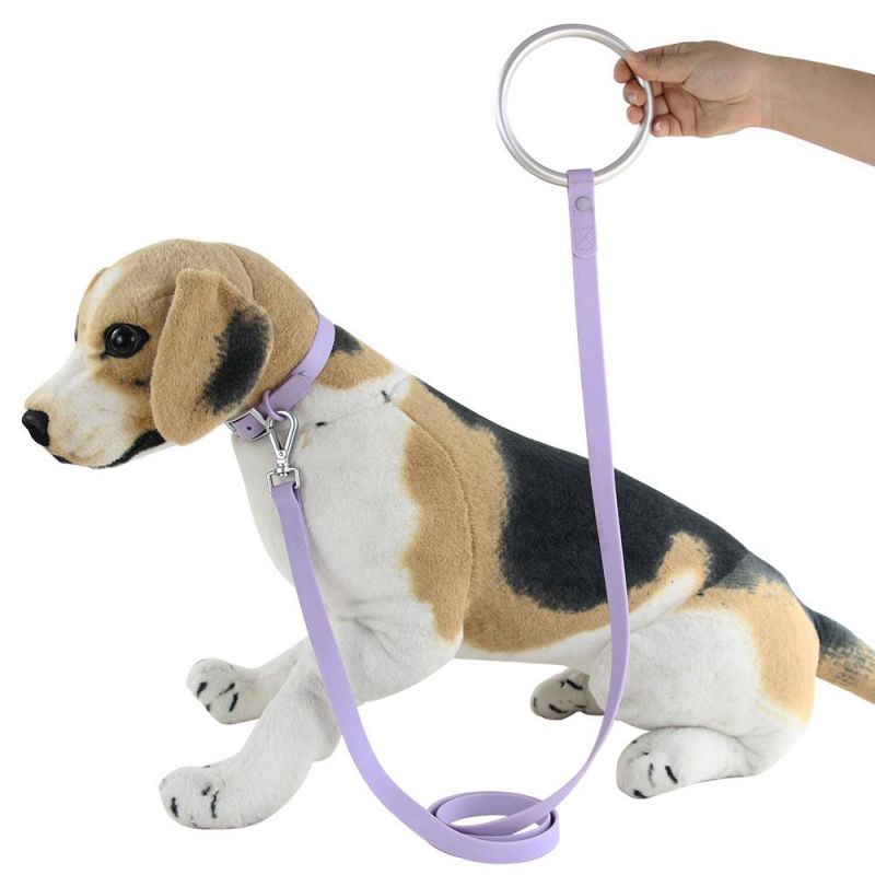 Waterproof Dog Leash PVC Coated Webbing Dog Leash Anti-Bite Aluminum Ring Wild Brand Soft PVC Dog Leash Collar Harness Set