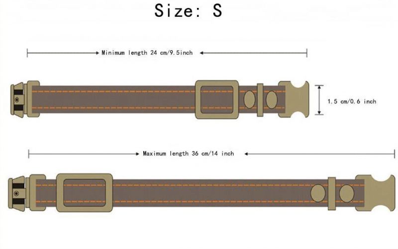 All Natural Real Leather Collar for Dog/Pet 3 Sizes Available Suit for Small Medium and Large Size Dog/Pet 2 Colors Brown and Black