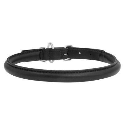 Genuine Leather Dog Collar Has a Nylon Cord Inside