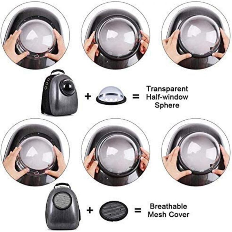 Space Capsule Transparent Bubble Pet Backpack Carrier