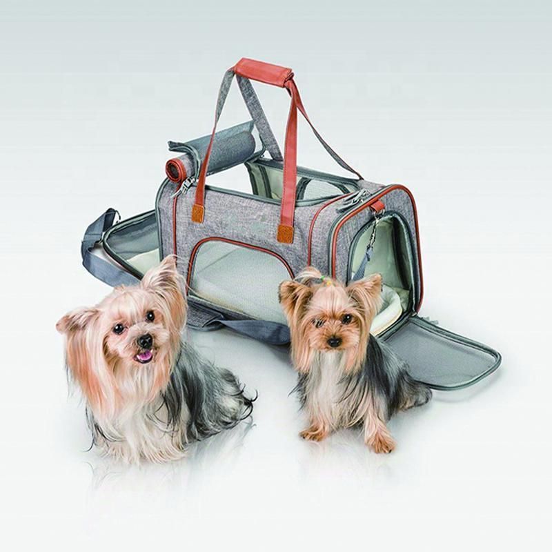 Foldable Breathable Dog Transport Carrier Soft Kennel Pet Travel Carrying Bag