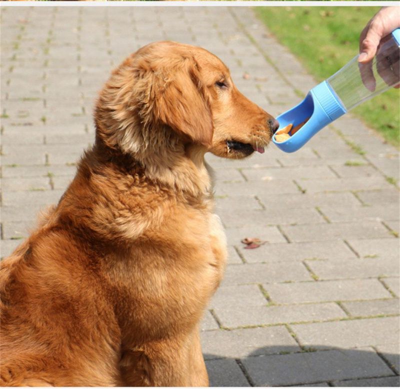 Pet Dog Water Bottle Feeder Outdoor Travel Water Plastic Cup