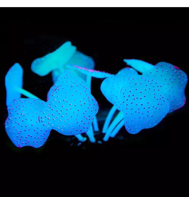 Silicone Coral Aquarium Decoration Artificial Sucker Coral Fish Tank