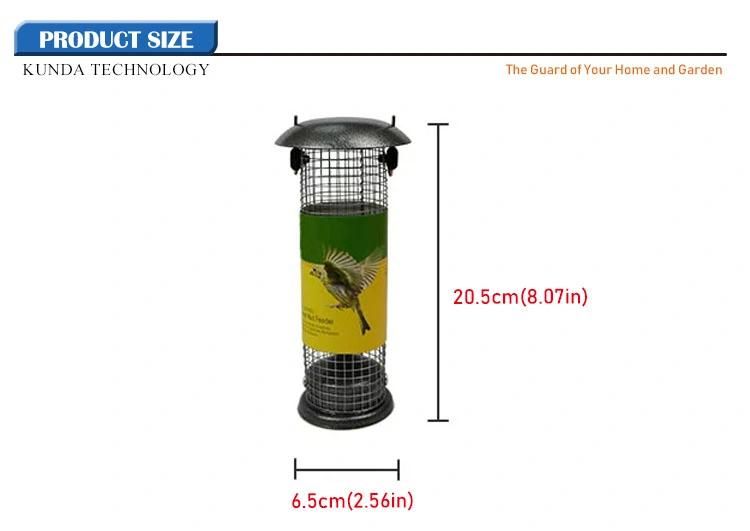 306 Degree Feeding Garden Hanging Metal Bird Feeder for Wild Bird Seeds