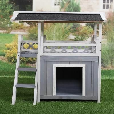 Luxury Cheap Outdoor Waterproof Pet Bed Dog House Wooden Pet House