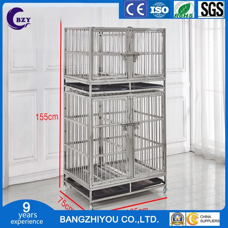 Multilayer Combination of Stainless Steel Foster Cage Pet Hospital Isolation Cage