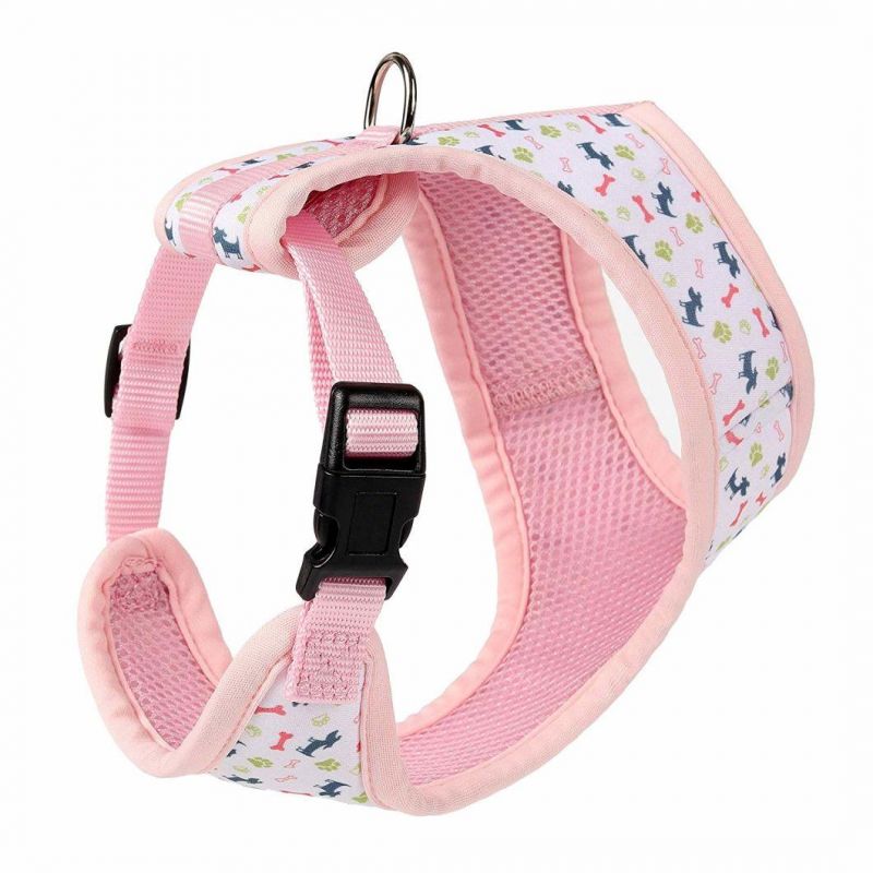 Dog & Cat Fit Easy Vest Harness No Choke Pull Step-in Breathable Soft Mesh Comfort Padding Puppy Training Halter