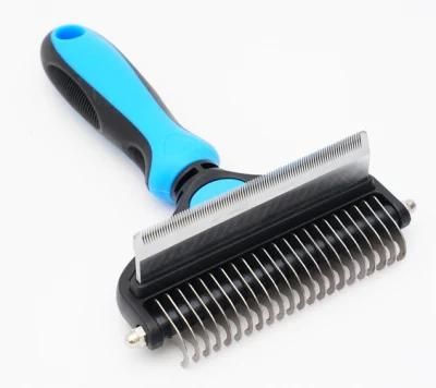 Double-Sided Pet Dog Cat Brush Grooming Tool Hair Removal Comb