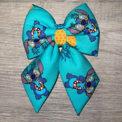 2022 Wholesale New Fashion Pet Colorful Printing Dog Accessories Sailor Bowtie Collar Dog Bow Tie