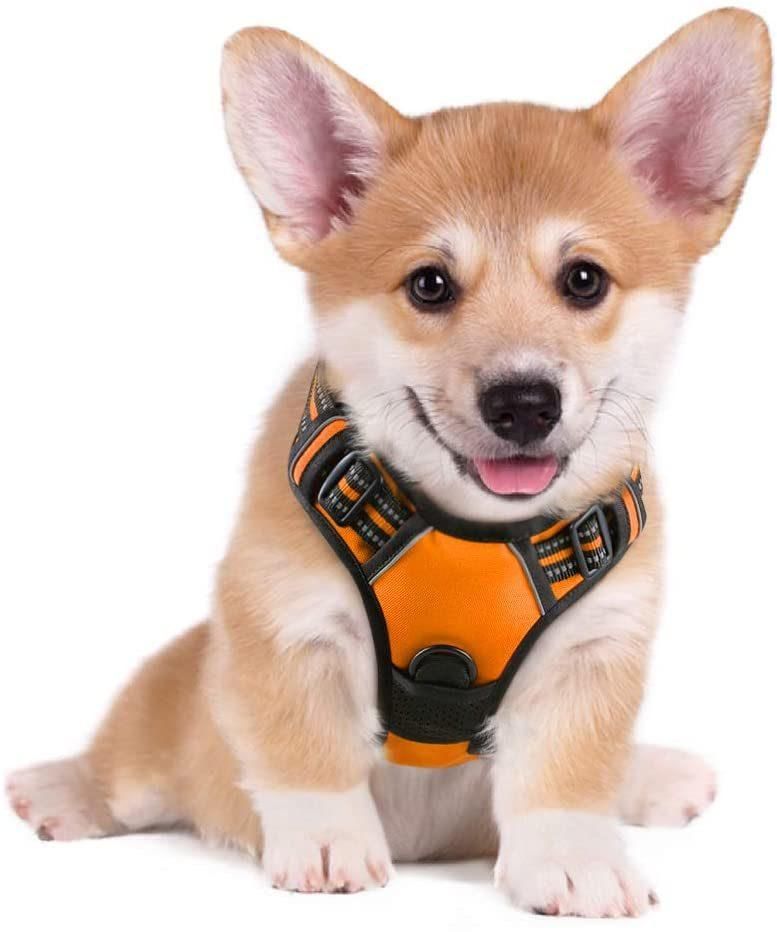 Reflective No-Choke Pet Oxford Vest with Easy Control Handle