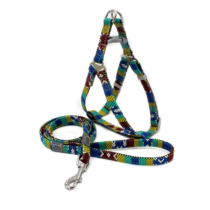 Bohemia Dog Harness with Matching Dog Leash
