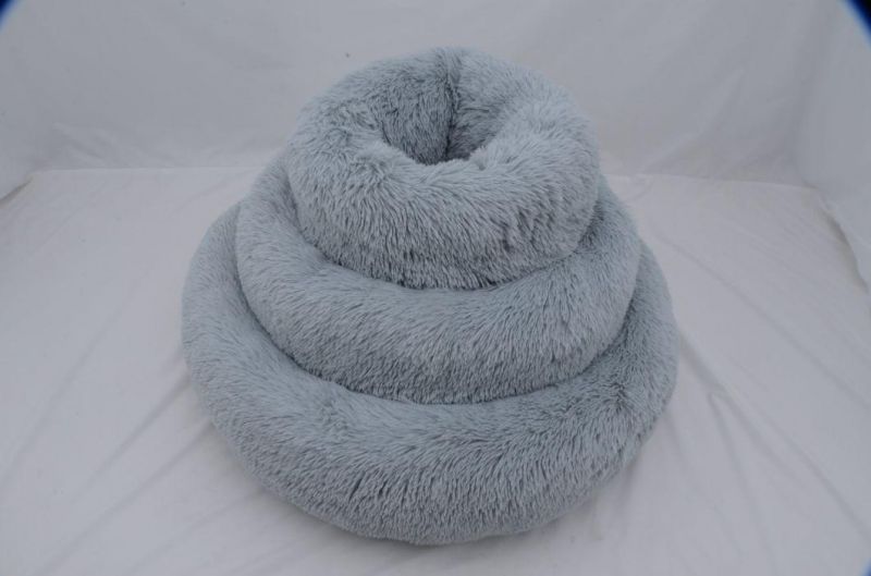 Wholesale Breathable Donut Durable Comfortable Pet Bed with Assorted Colors Mokofuwa