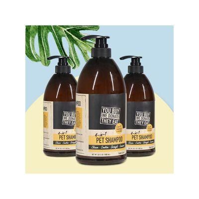 Wholesale OEM Pet Shampoo Bottle 1000 Ml Brown Pet Shampoo Natural